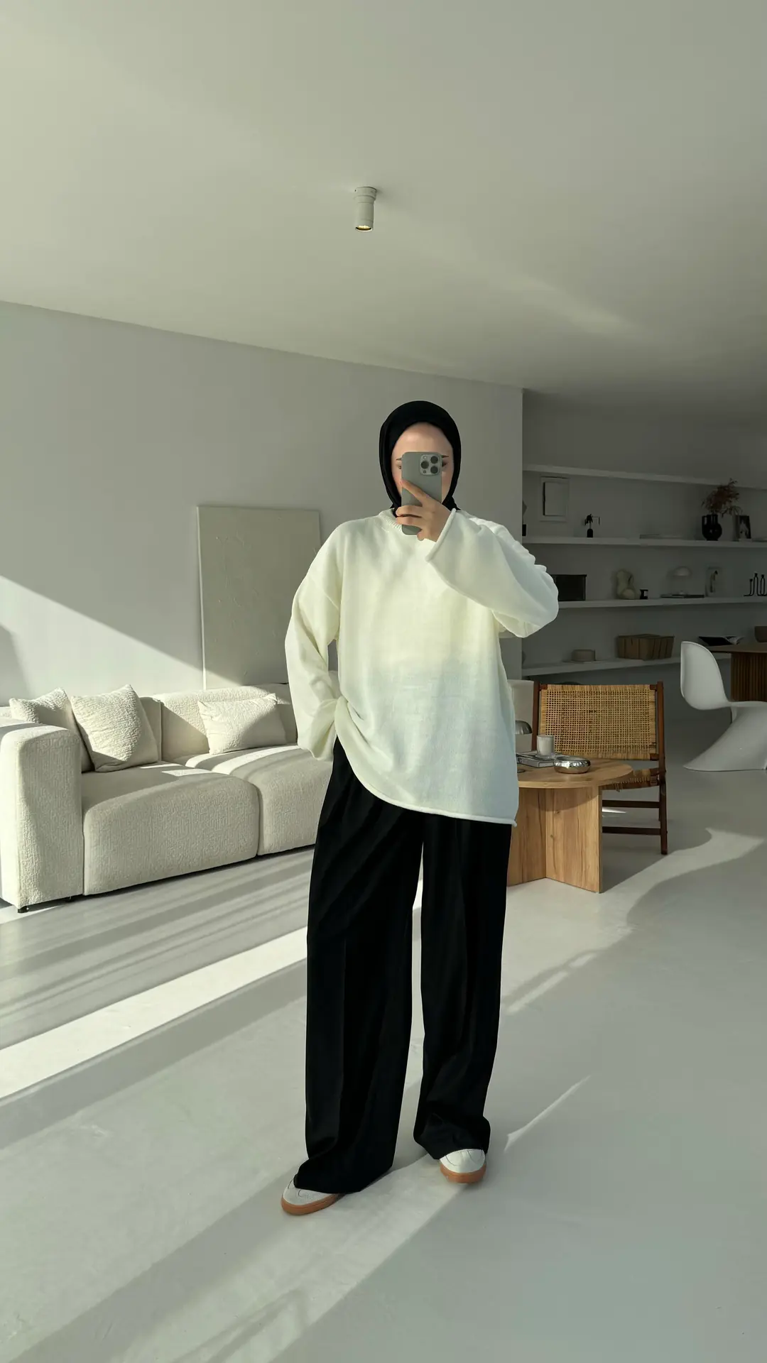 Dikişsiz Premium Triko Ekru - Görsel 4