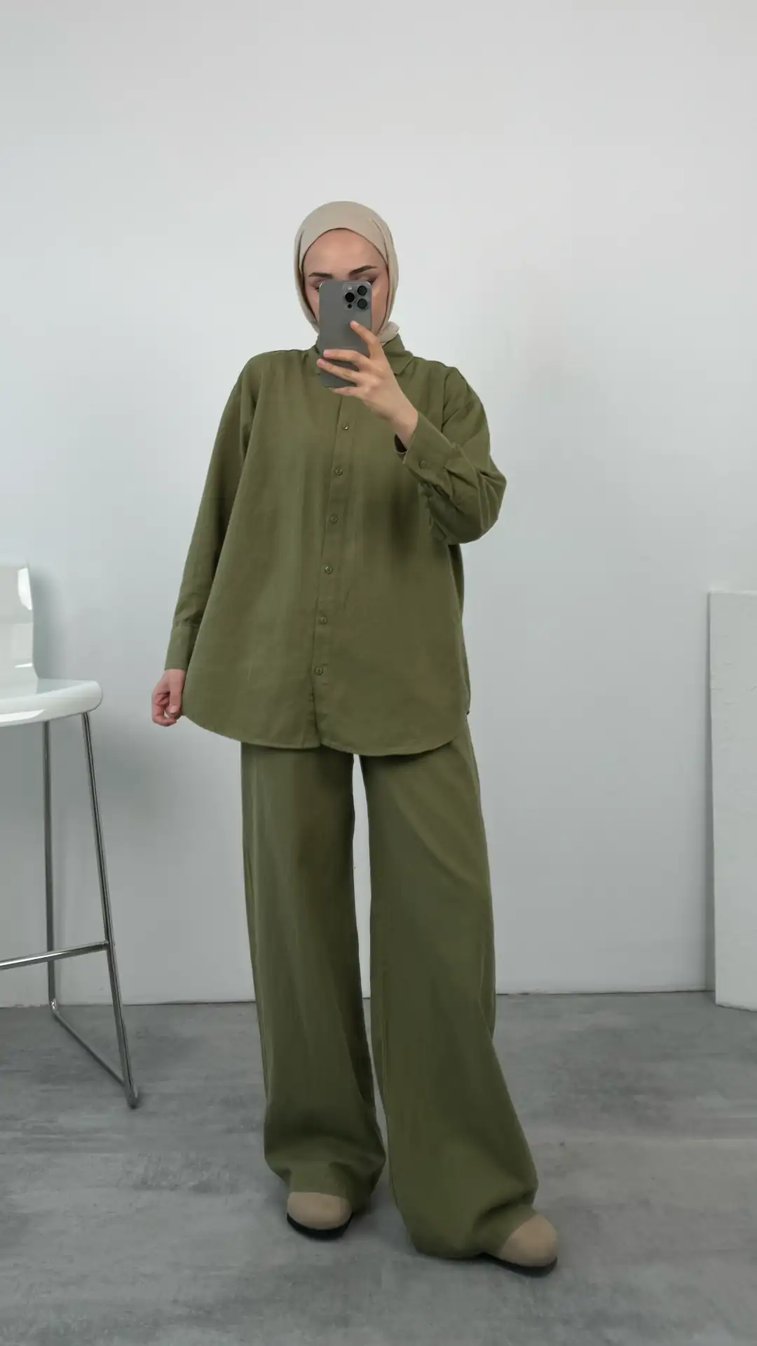 Dokulu Takım Haki - Görsel 3