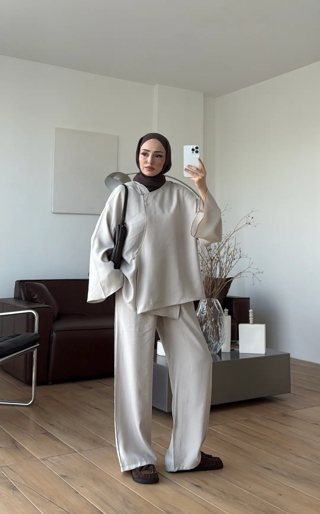 Dökümlü Gömlek Pantolon Takım Taş