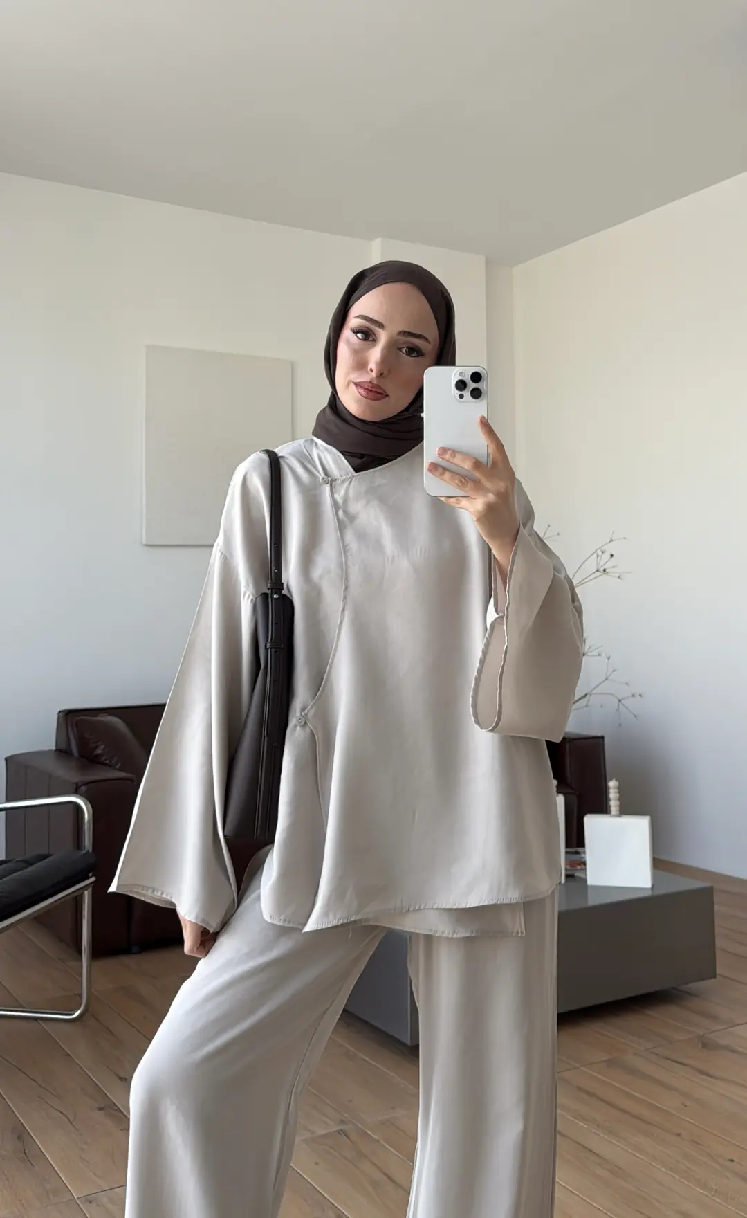 Dökümlü Gömlek Pantolon Takım Taş - Görsel 2