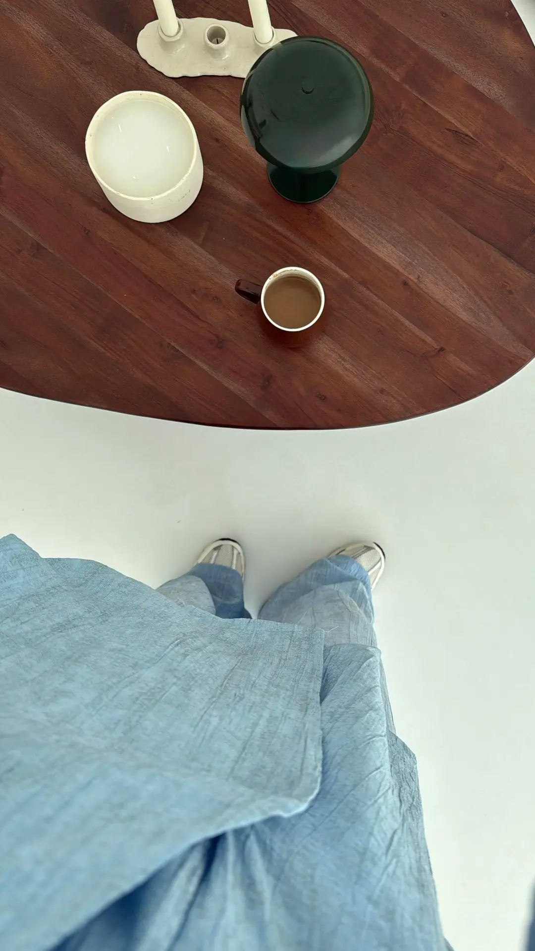 Düğme Detay Yazlık Takım Mavi - Görsel 7