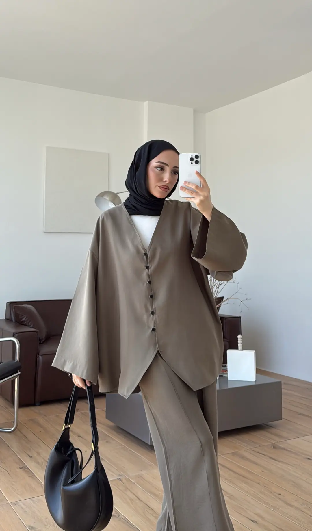 Düğmeli Takım Haki - Görsel 5