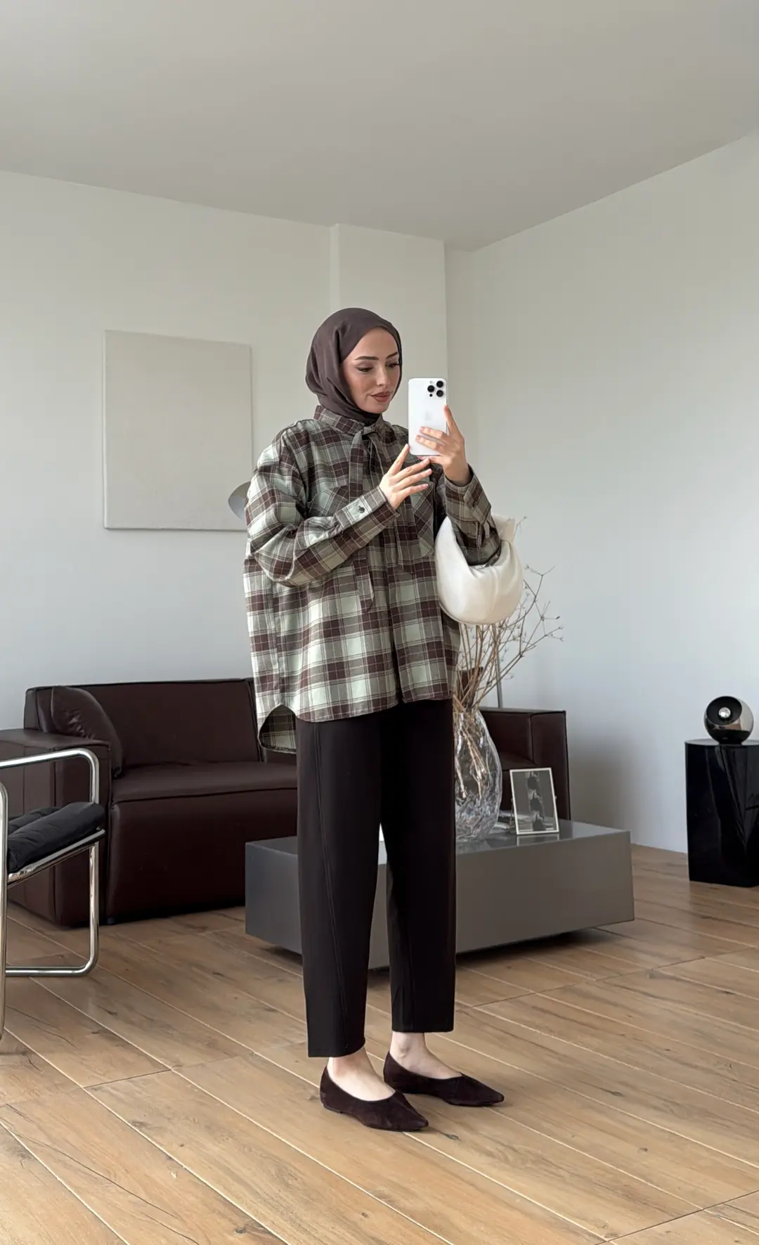 Ekose Mevsimlik Gömlek Çağla - Görsel 2