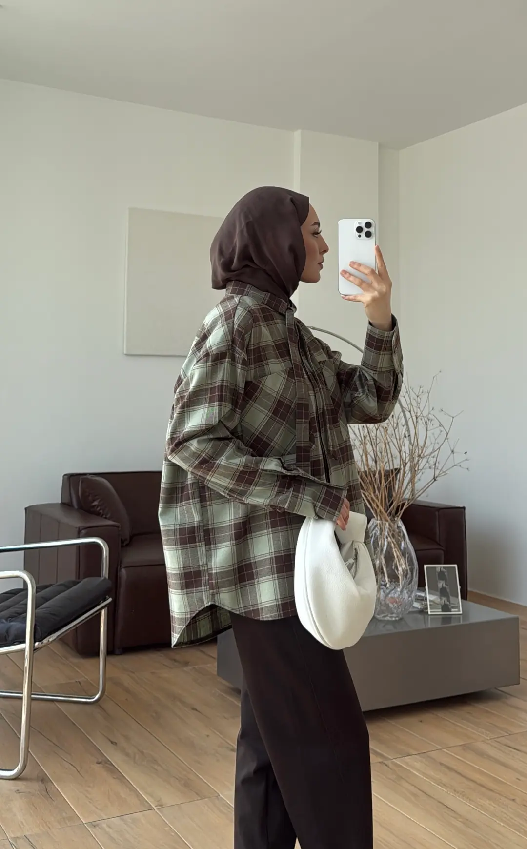 Ekose Mevsimlik Gömlek Çağla - Görsel 5