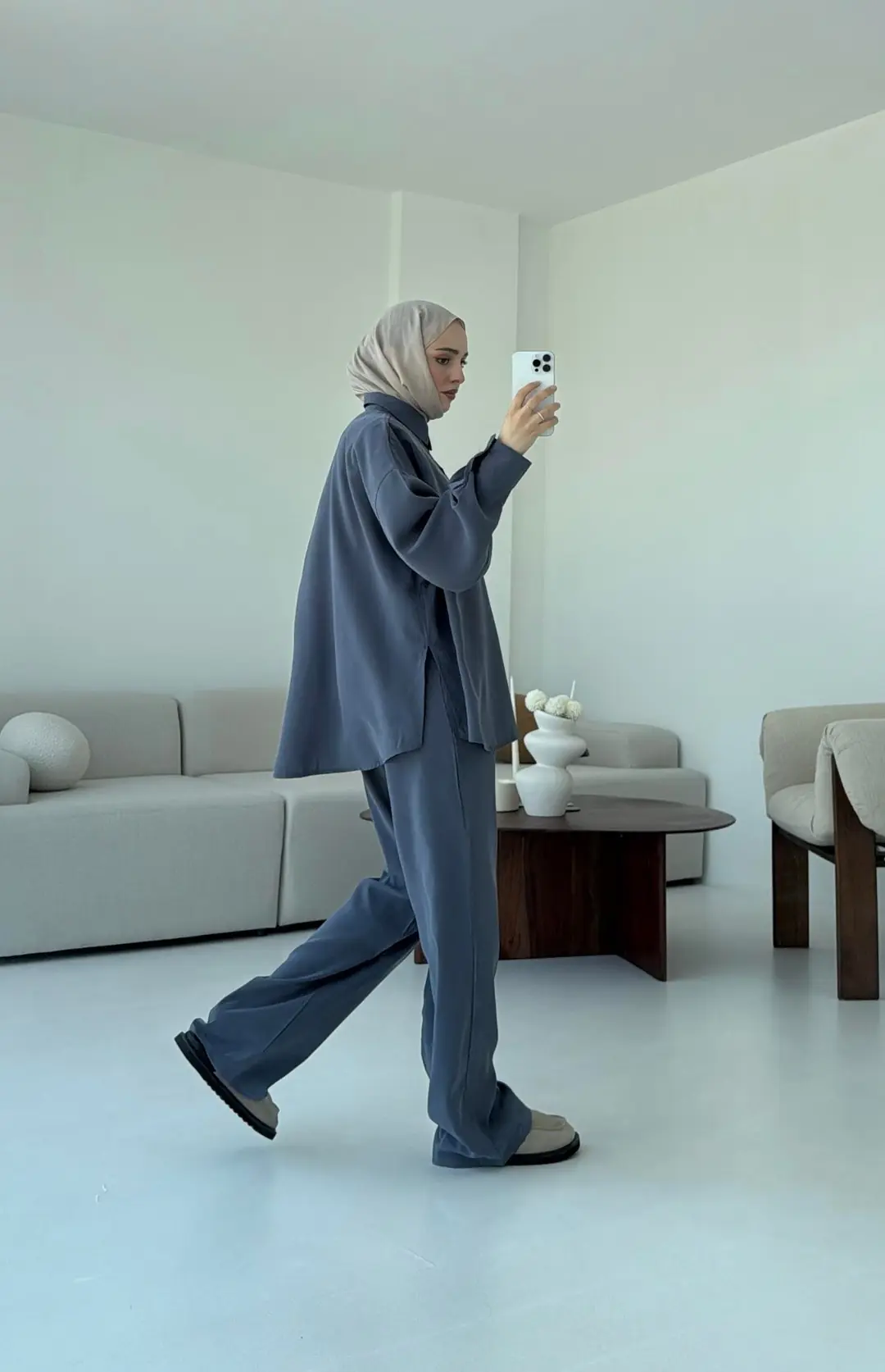 Eliza Takım Gri - Görsel 6