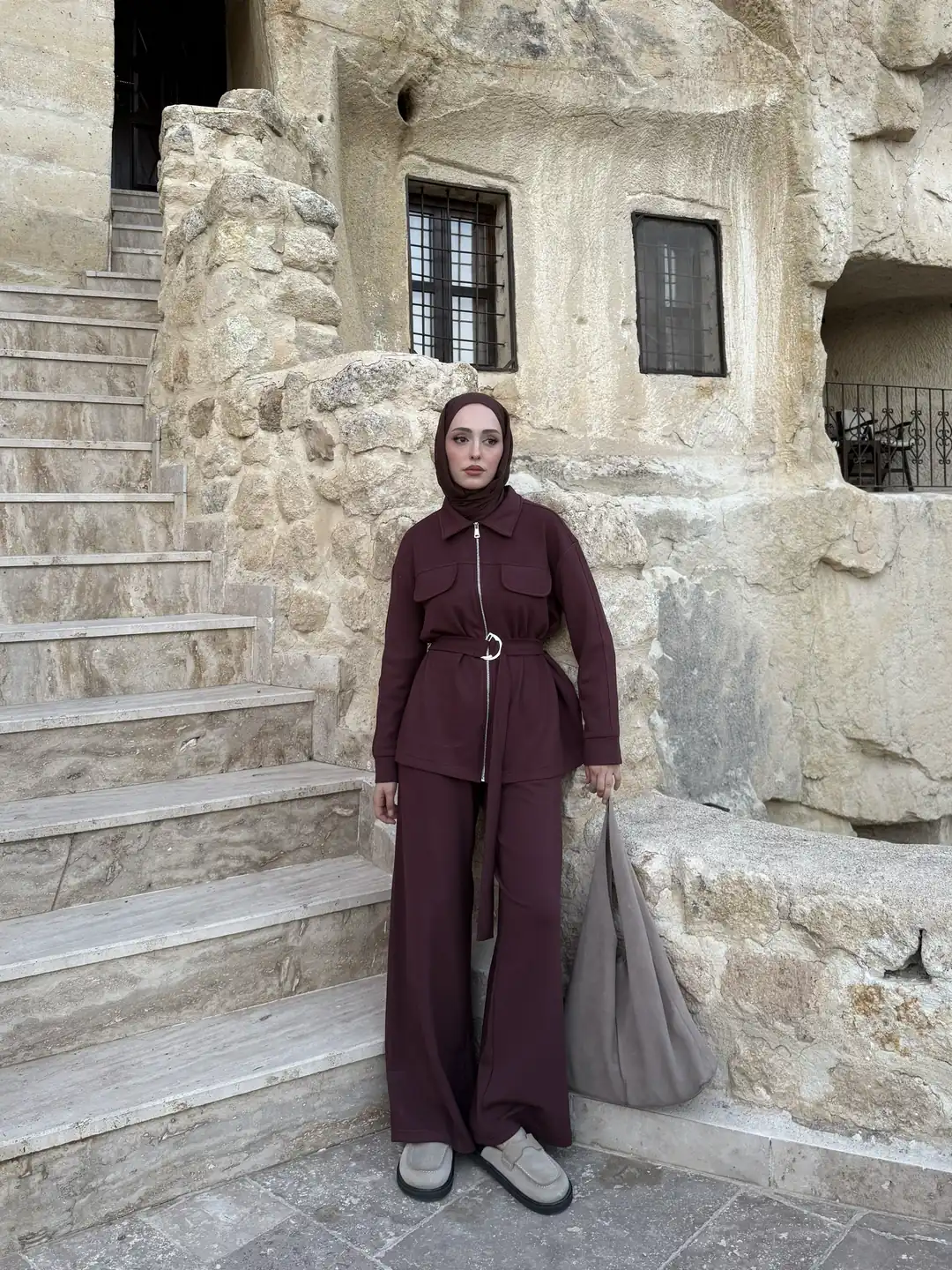 Elvis Takım Bordo - Görsel 2