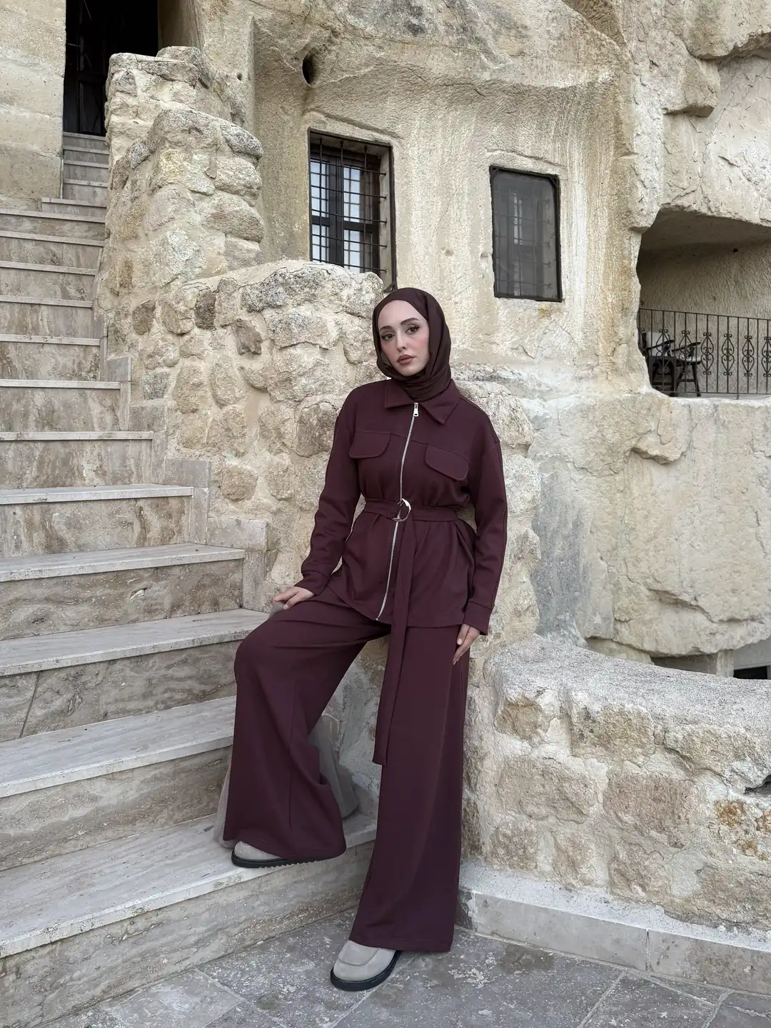 Elvis Takım Bordo - Görsel 4