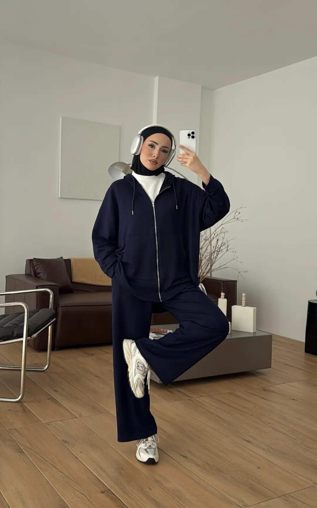 Fermuarlı Oysho Takım Lacivert