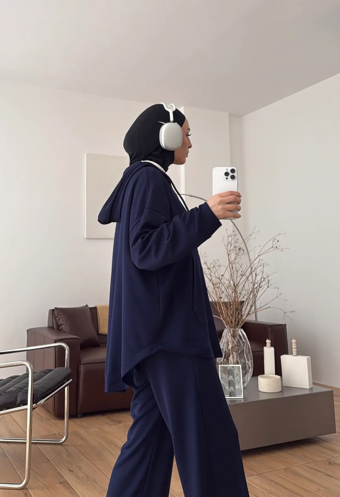 Fermuarlı Oysho Takım Lacivert - Görsel 8