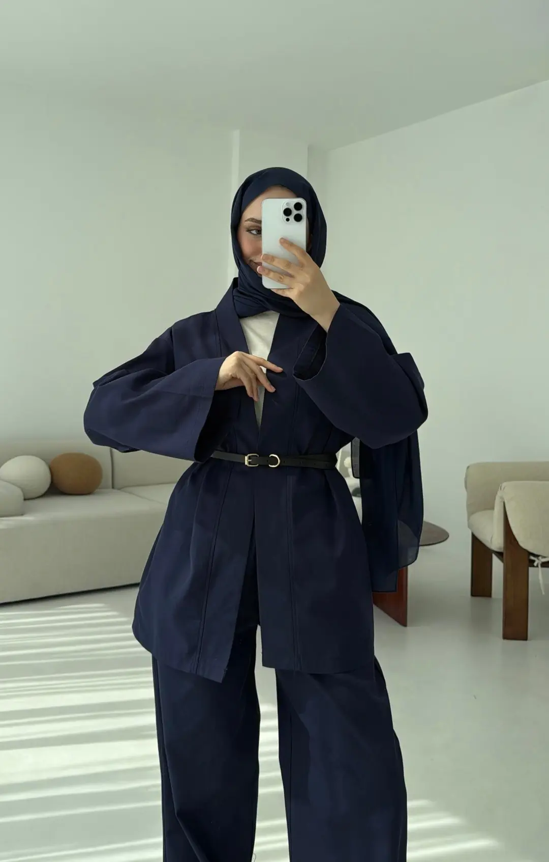 Gabardin Takım Lacivert - Görsel 3