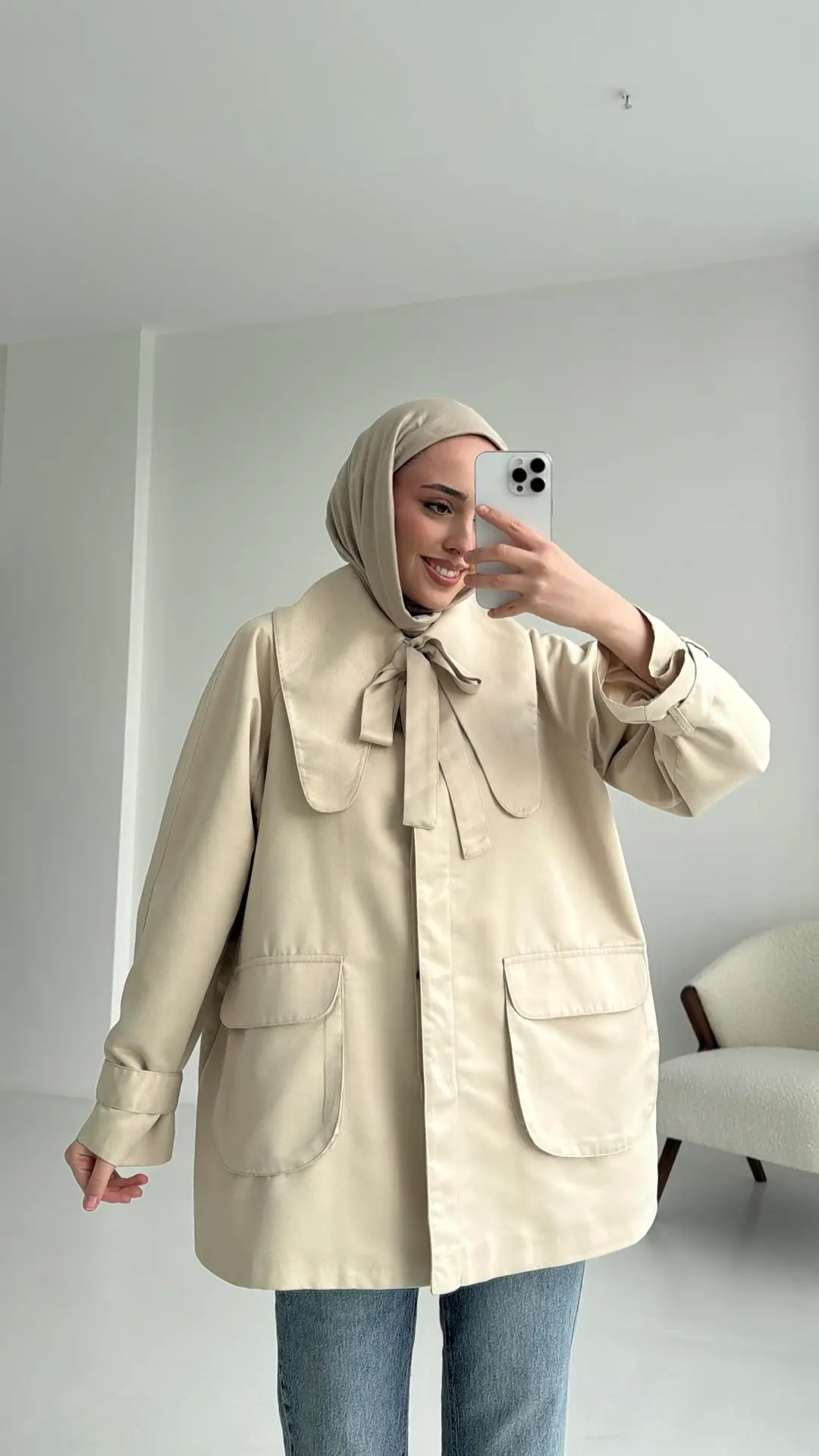 Astarlı Taş Trençkot