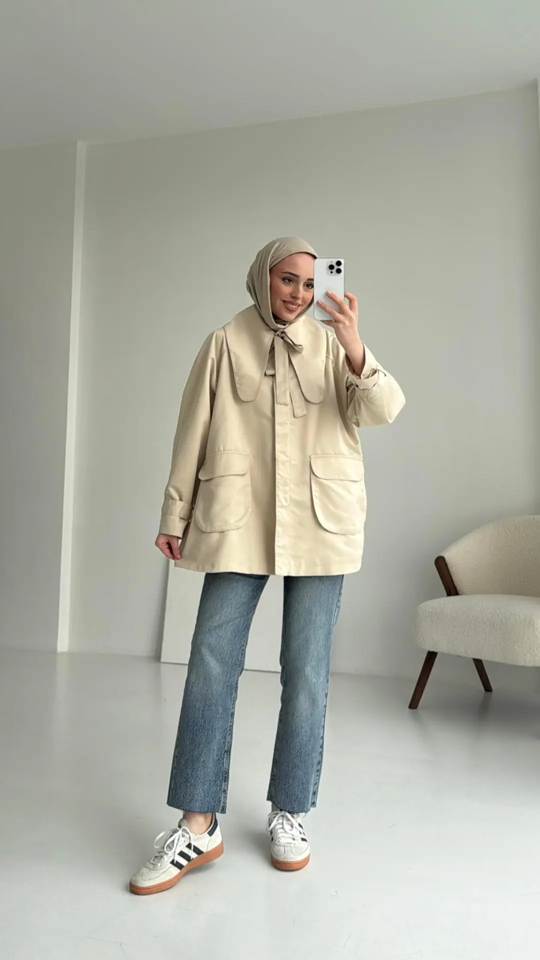 Astarlı Taş Trençkot - Görsel 3