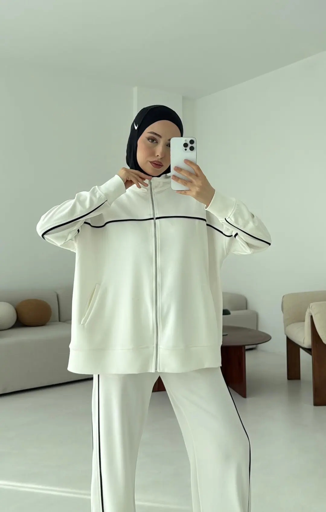 Garnili Oysho Takım Beyaz