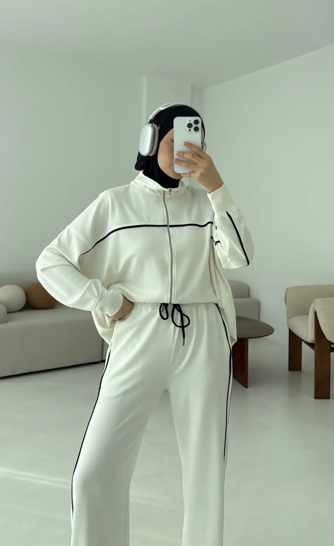 Garnili Oysho Takım Beyaz - Görsel 9