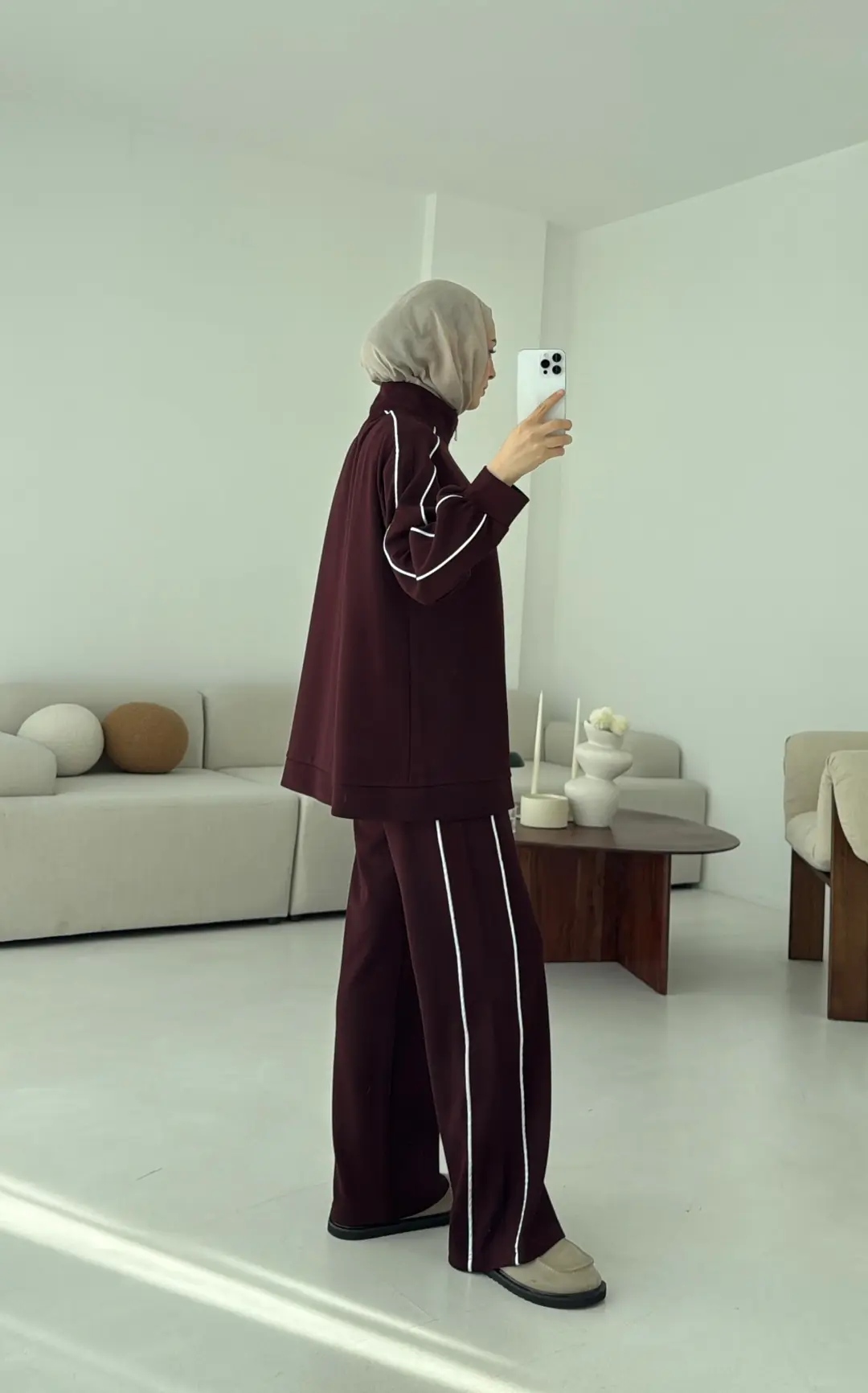 Garnili Oysho Takım Bordo - Görsel 6