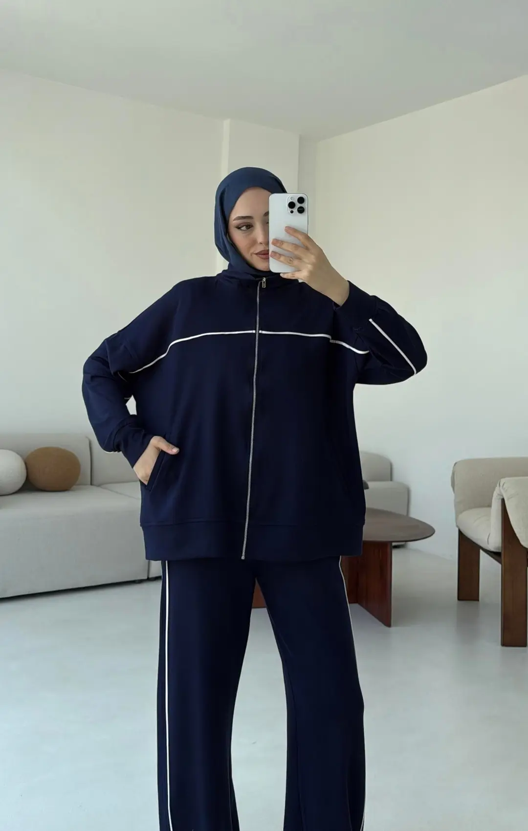 Garnili Oysho Takım Lacivert - Görsel 4