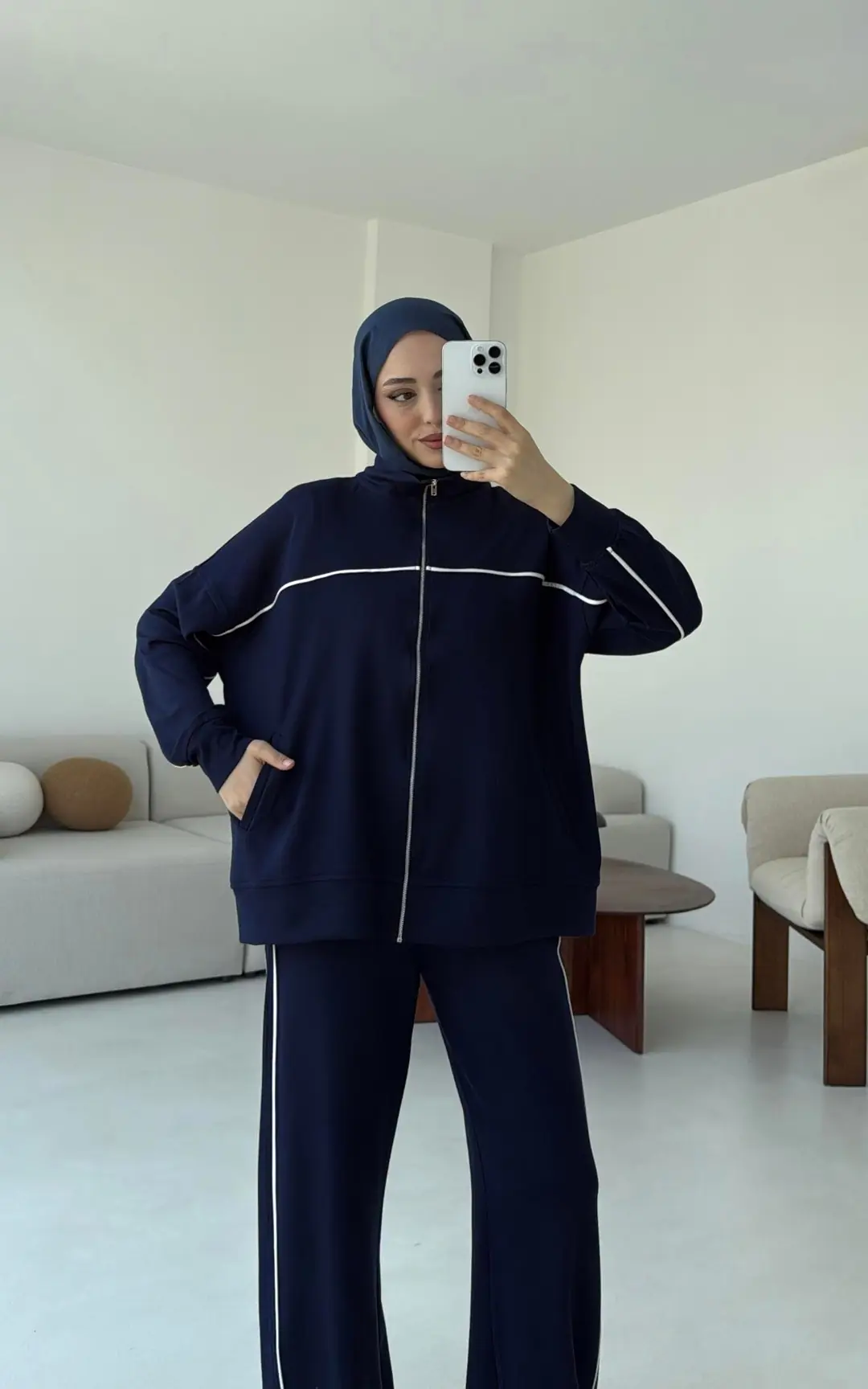 Garnili Oysho Takım Lacivert - Görsel 5