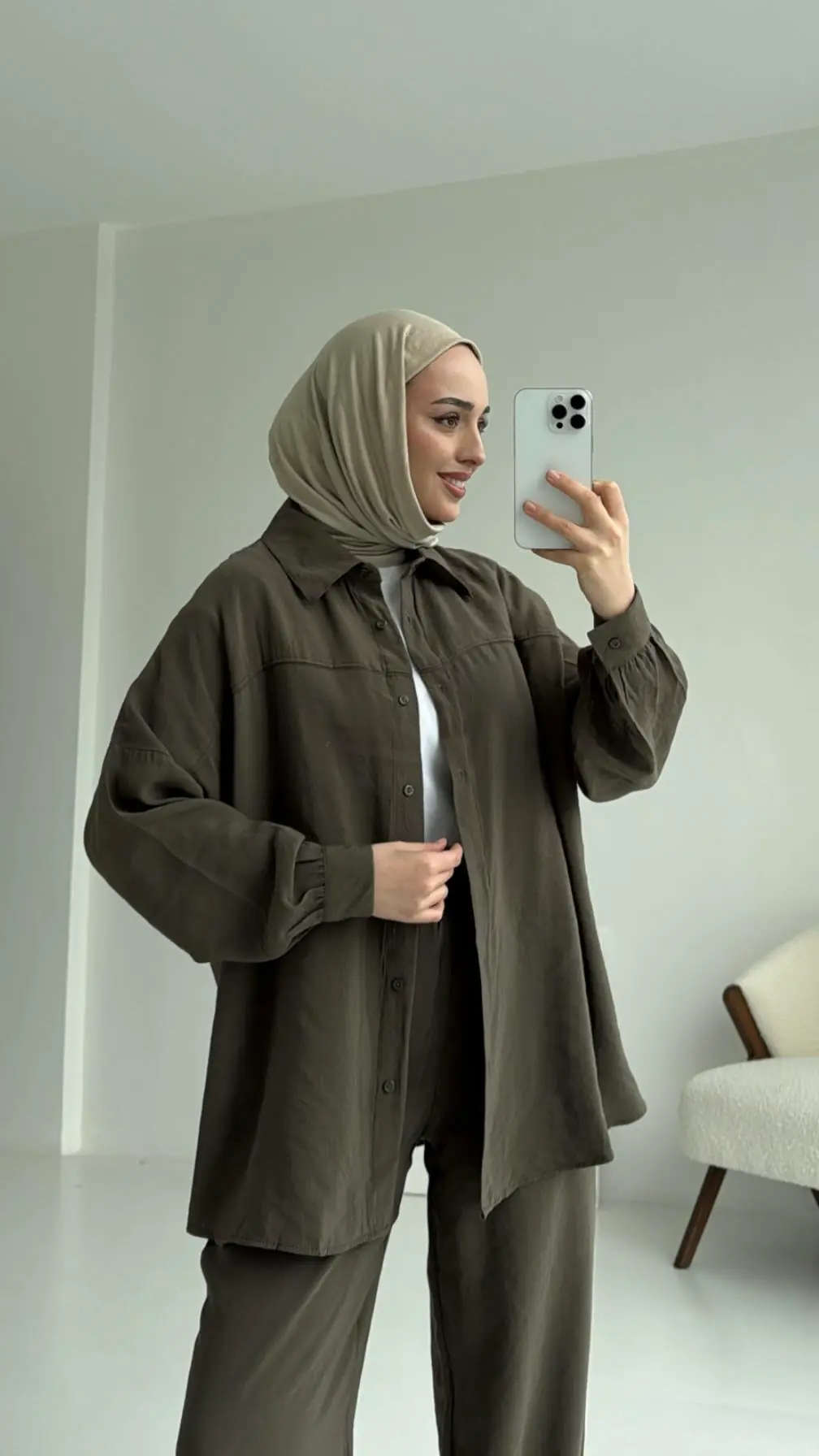 Gömlek Takım Haki - Görsel 5