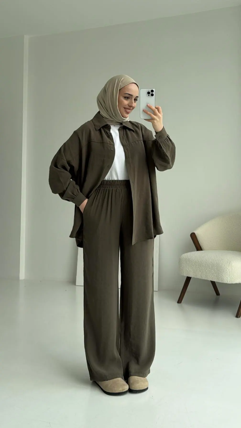 Gömlek Takım Haki - Görsel 6