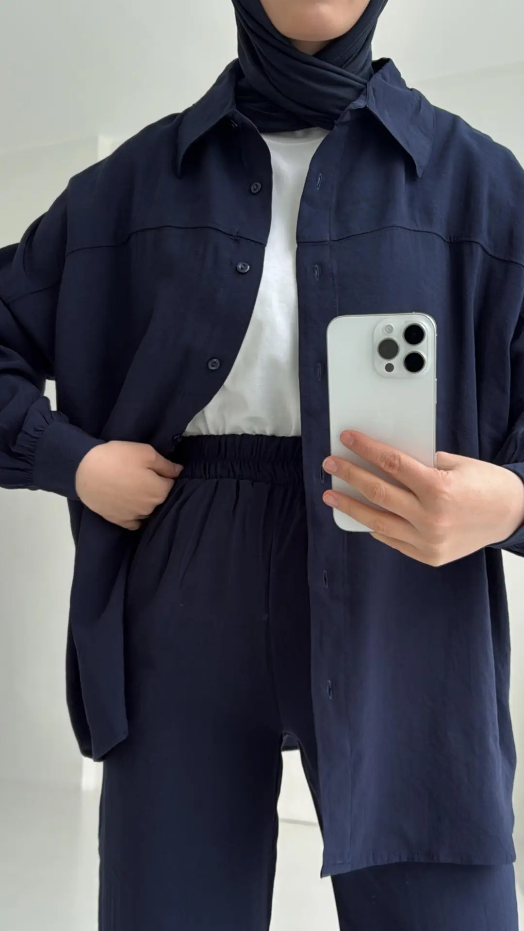 Gömlek Takım Lacivert - Görsel 3