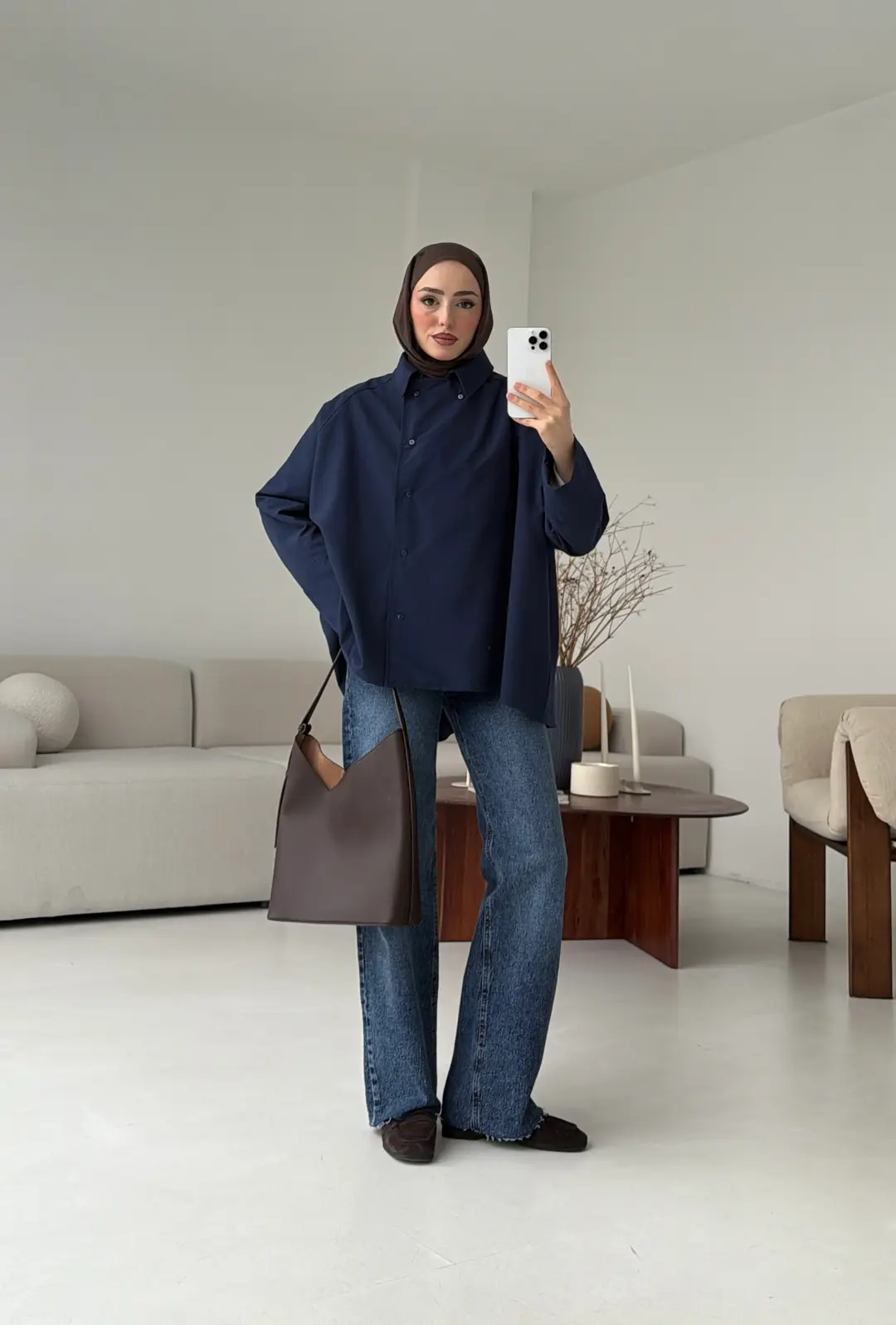 Gömlek/Trenç Lacivert - Görsel 2