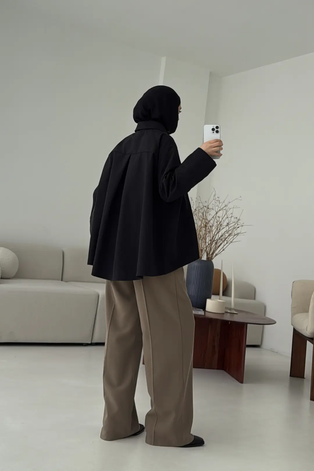 Gömlek/Trenç Siyah - Görsel 10