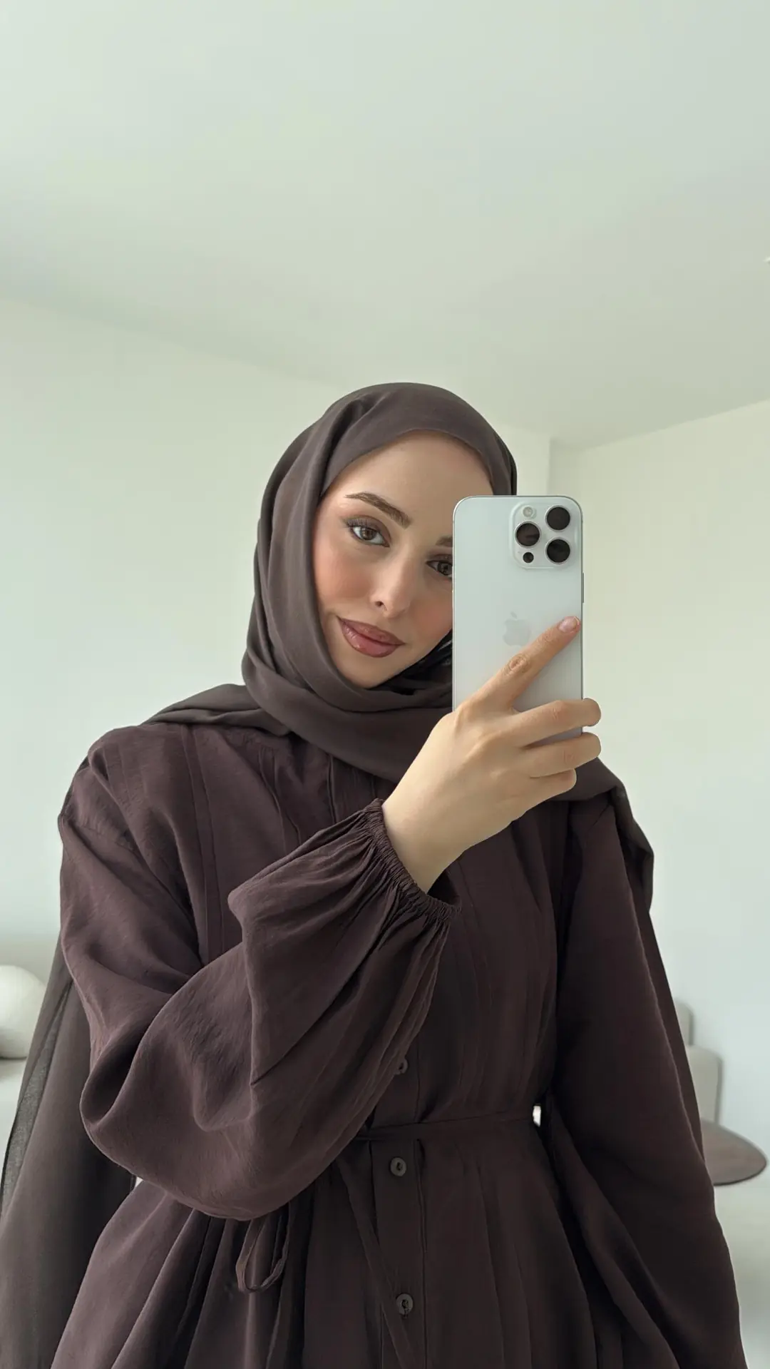 Gömlekli Nervürlü Takım Kahve - Görsel 9