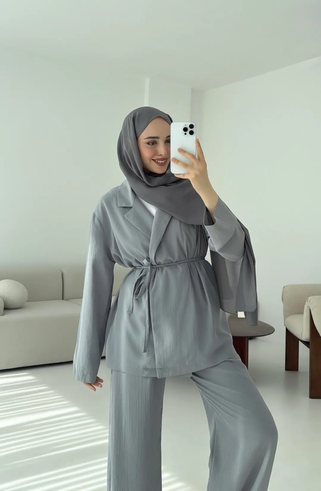 Gri Yazlık Takım - Görsel 2