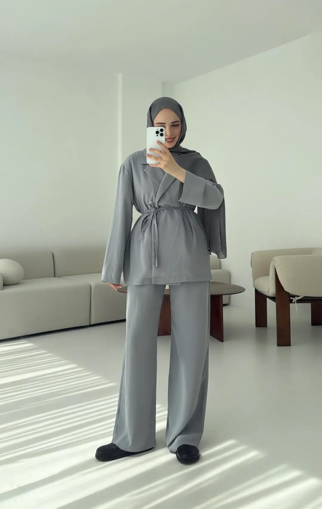 Gri Yazlık Takım - Görsel 4