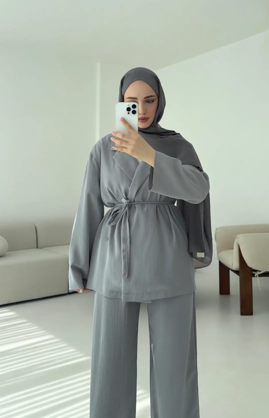 Gri Yazlık Takım - Görsel 6