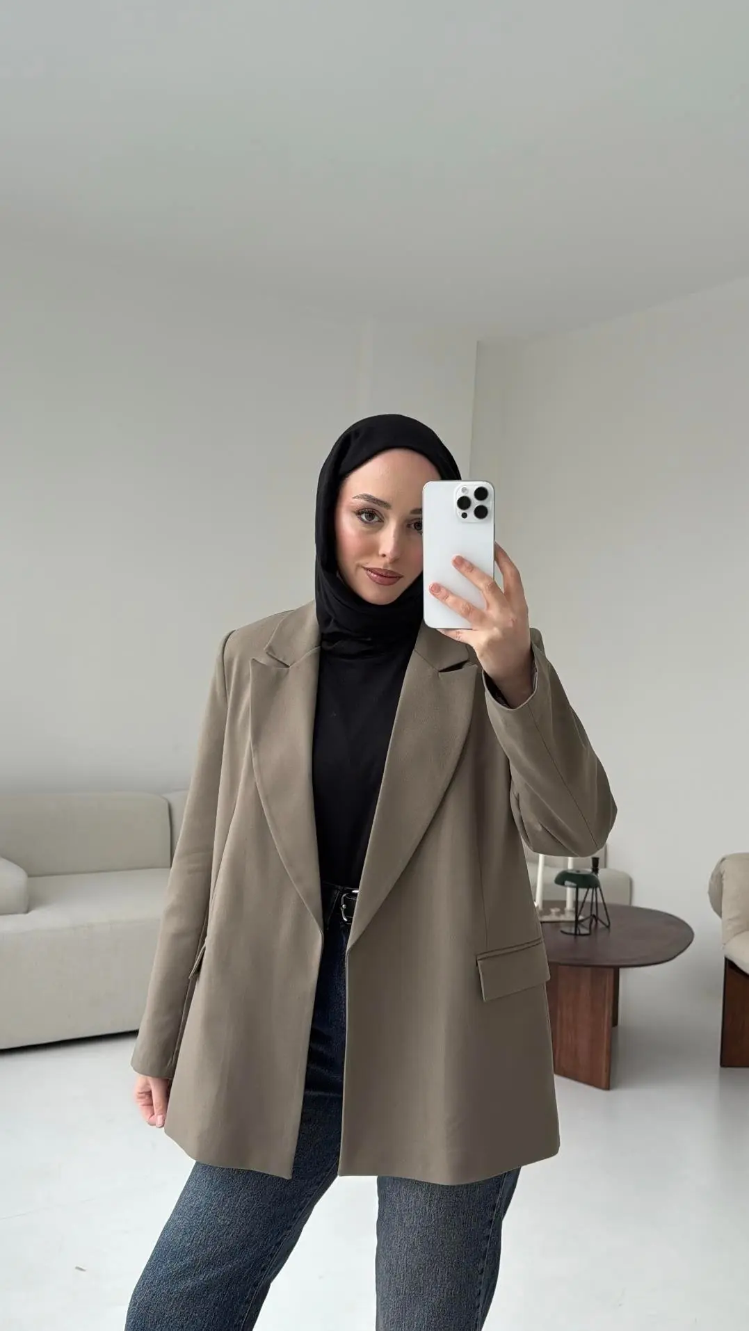 Haki Blazer Ceket - Görsel 3