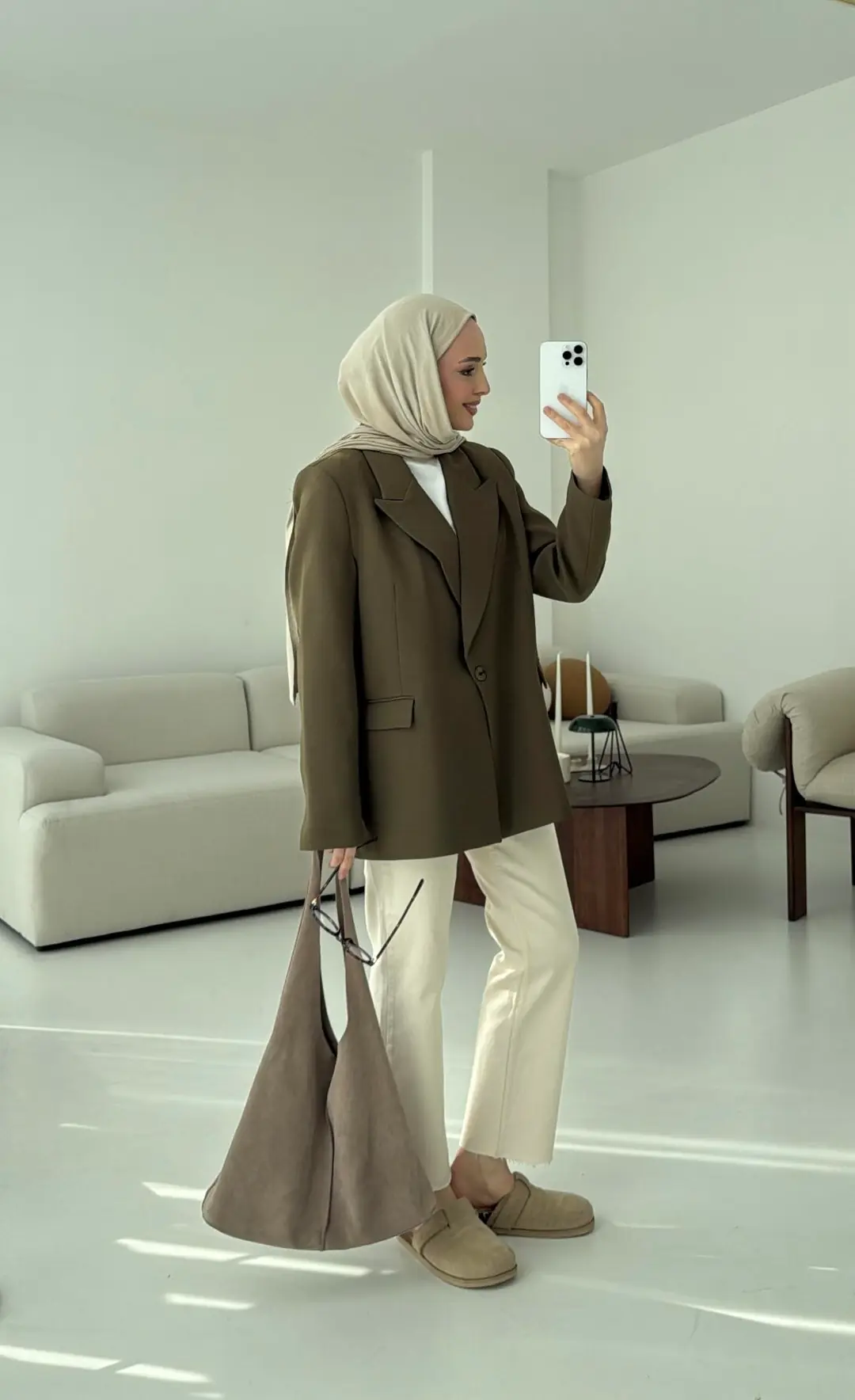 Haki Blazer Ceket - Görsel 4