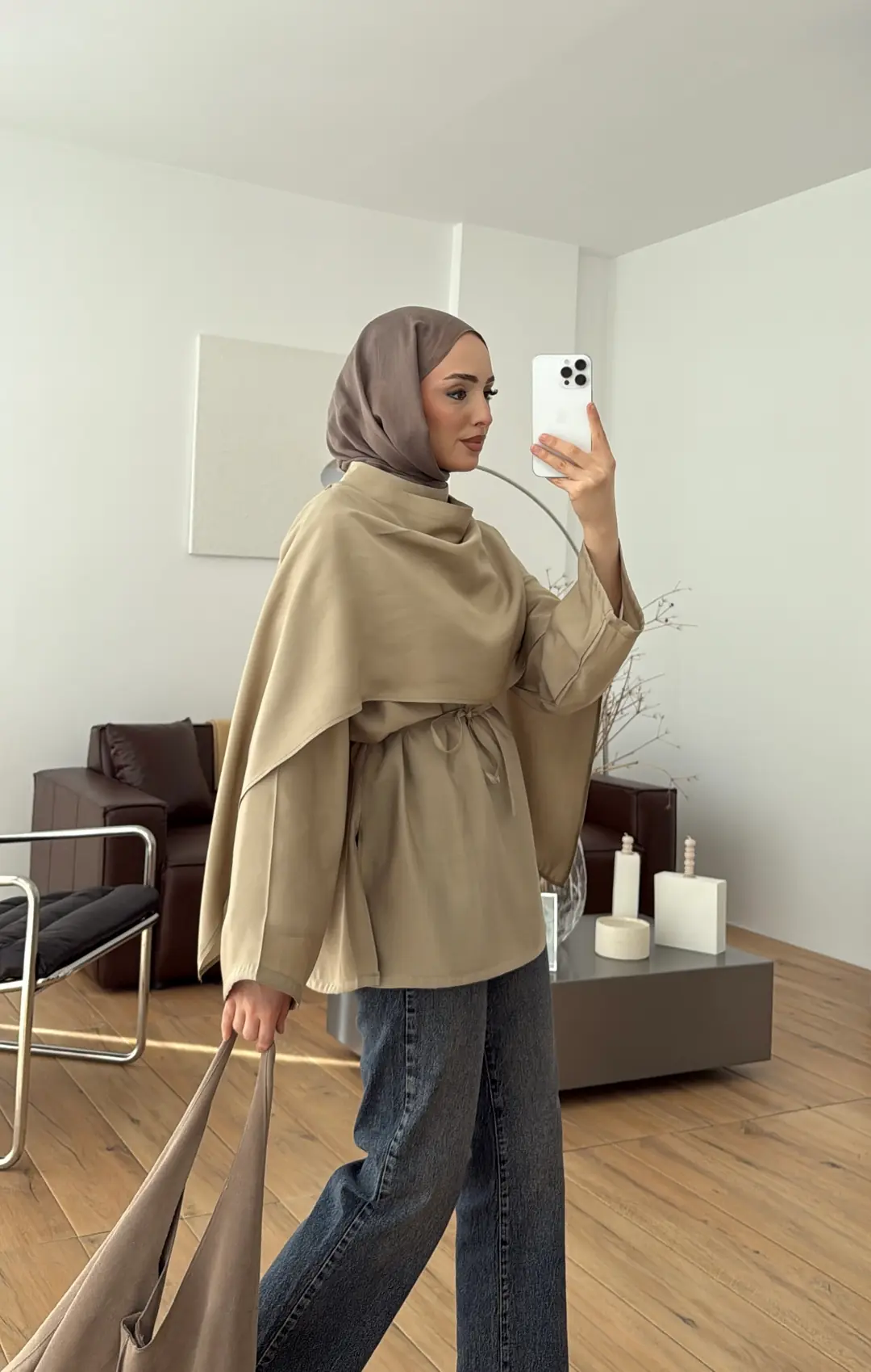 Hakim Yaka Bluz Gömlek Çağla