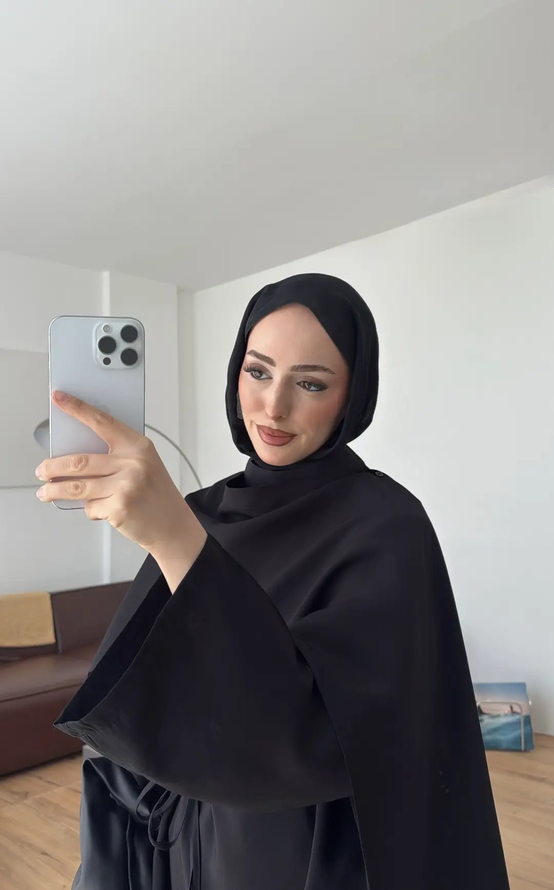 Hakim Yaka Bluz Gömlek Siyah - Görsel 2