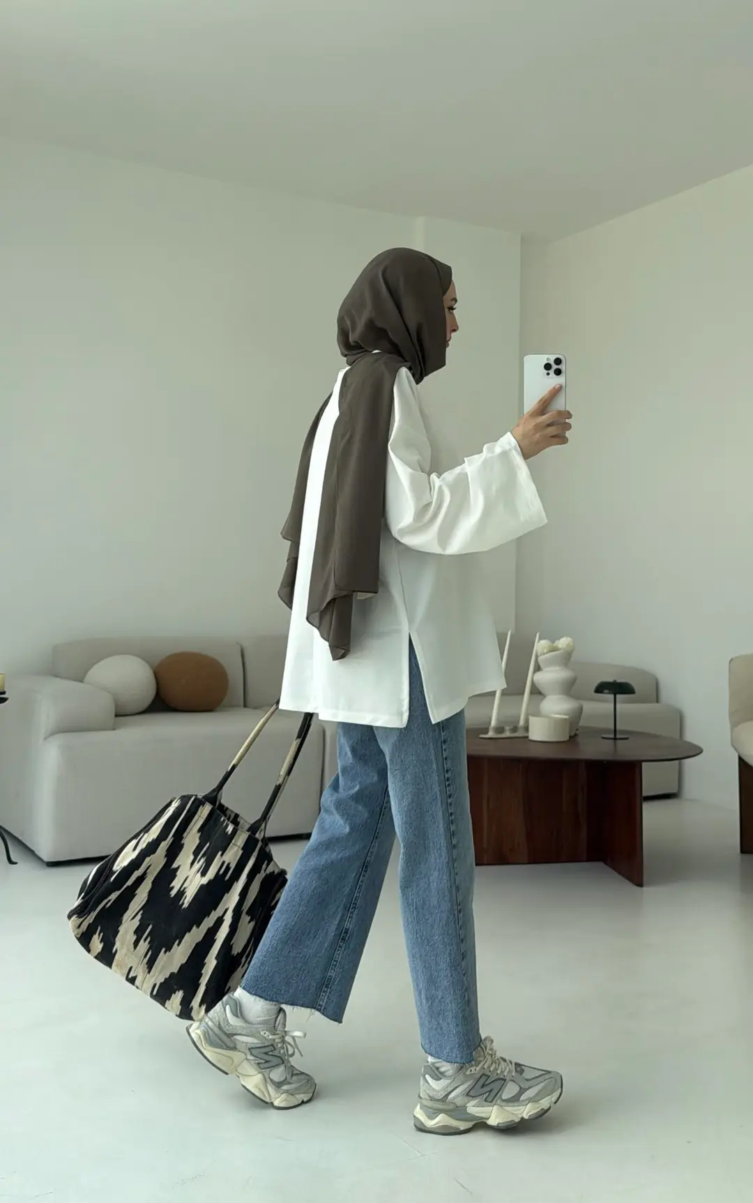 İki iplik Baglamalı Bluz Beyaz - Görsel 2