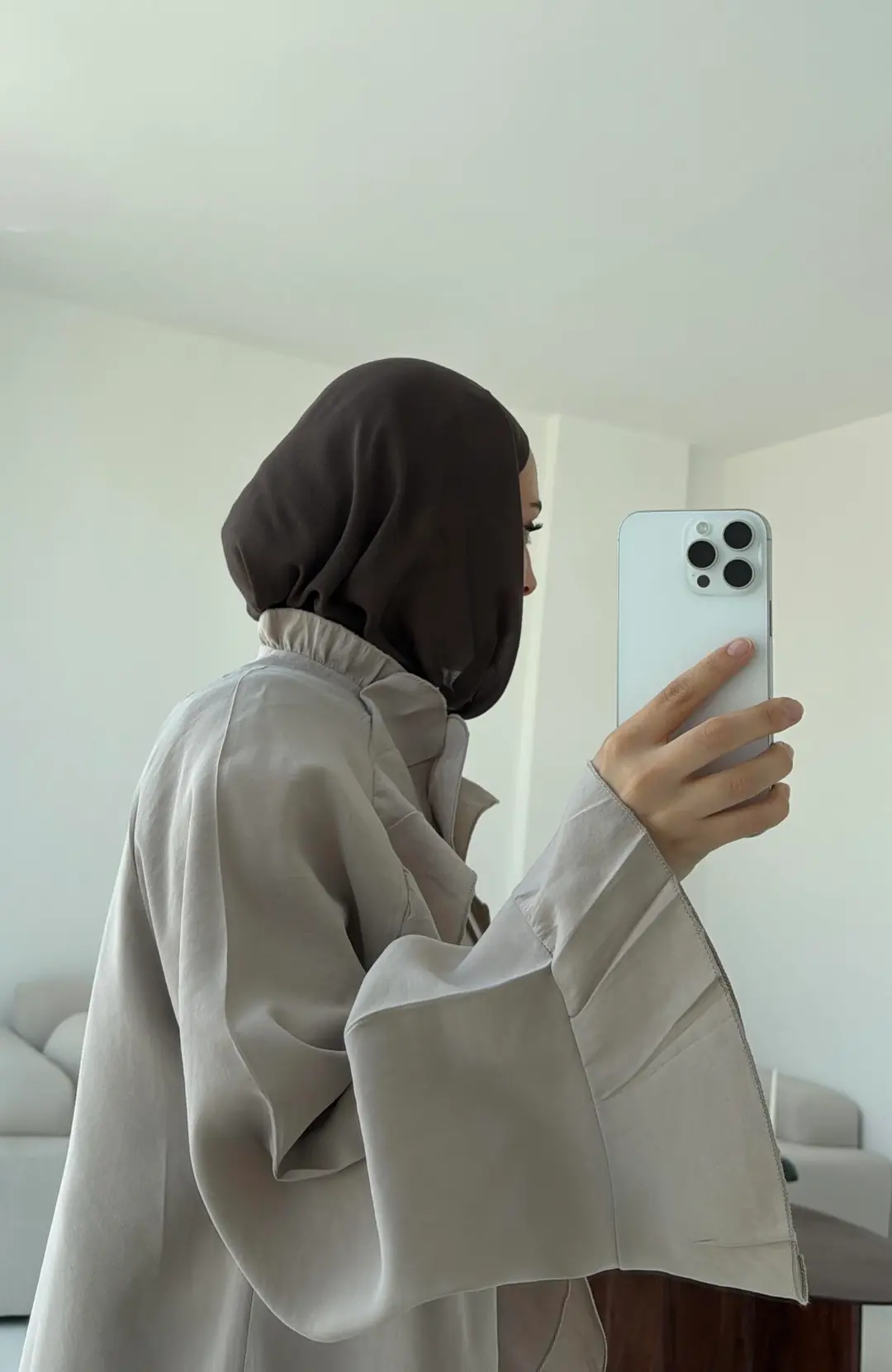 İspanyol Tencel Takım Bej - Görsel 7