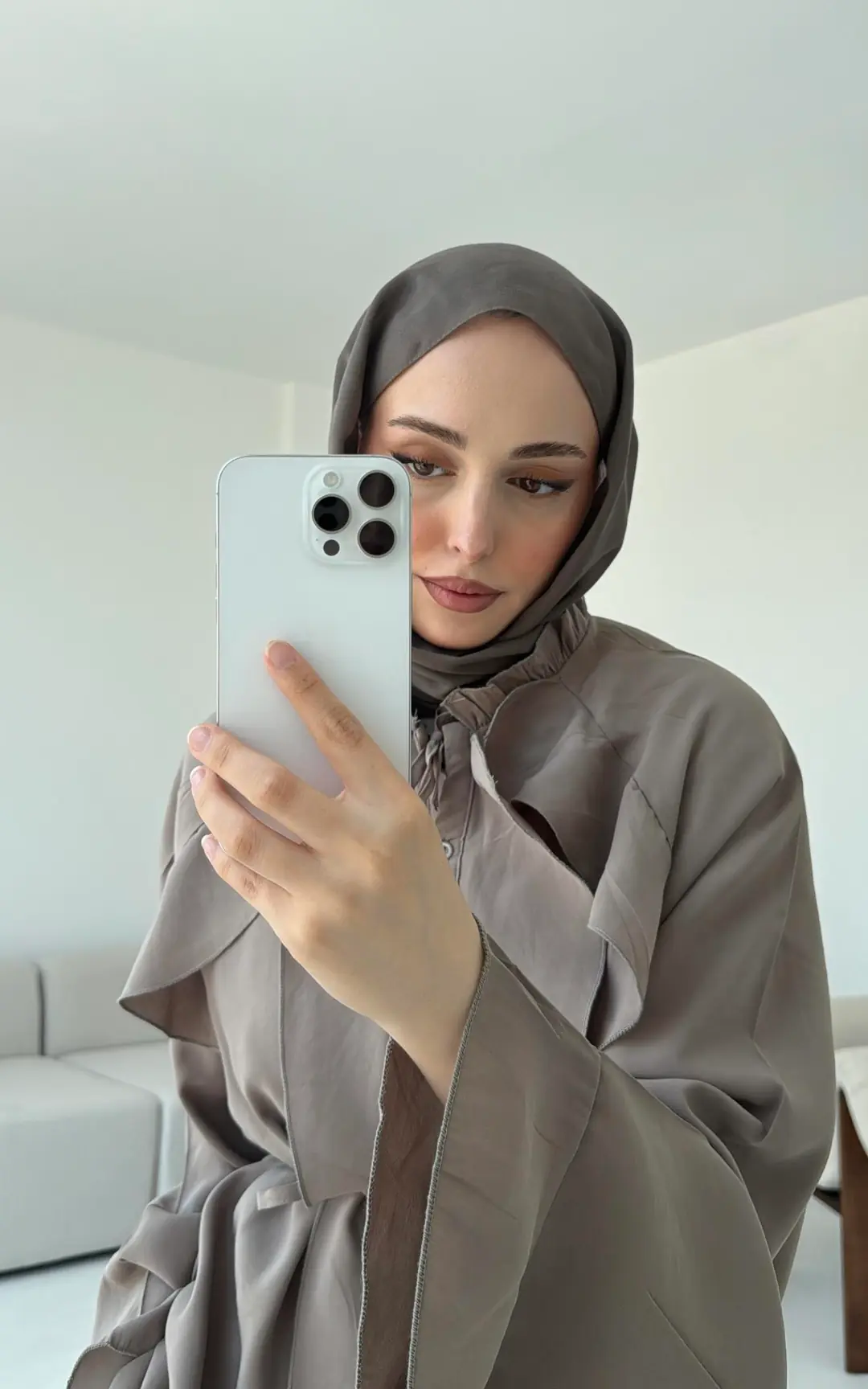 İspanyol Tencel Takım Vizon - Görsel 4