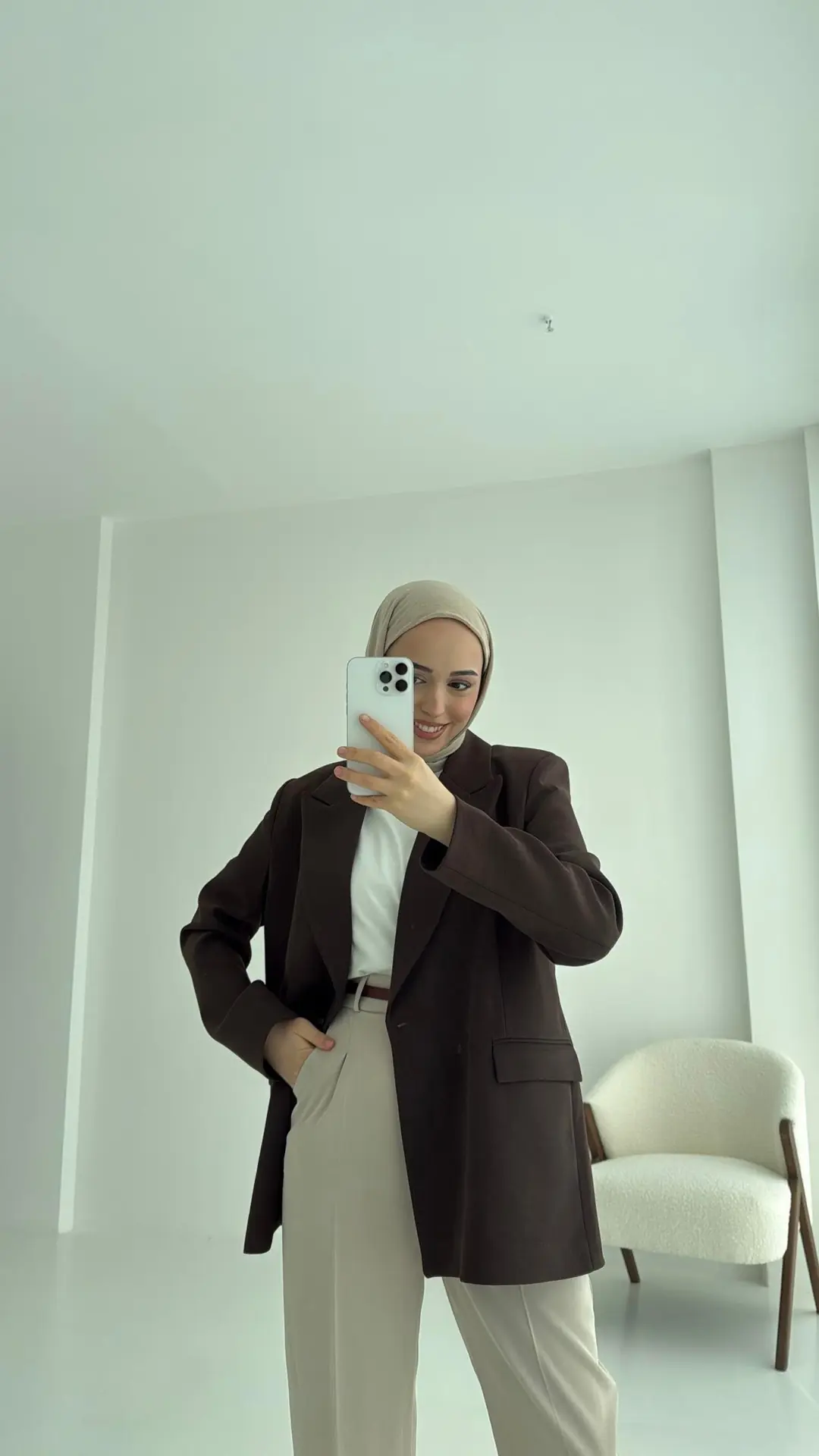 Kahve Blazer Ceket - Görsel 4