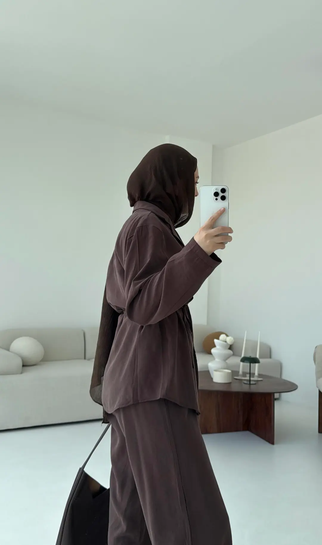 Kahve Kruvaze Takım - Görsel 3