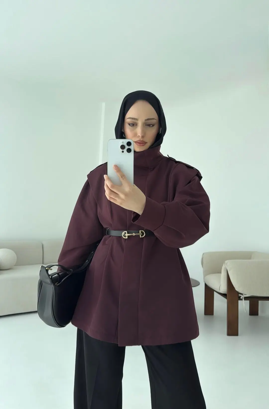 Kemerli Trençkot - Görsel 2