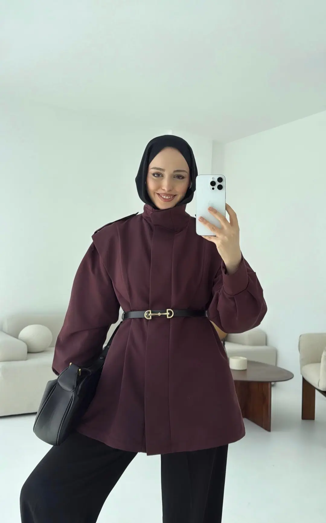 Kemerli Trençkot - Görsel 3