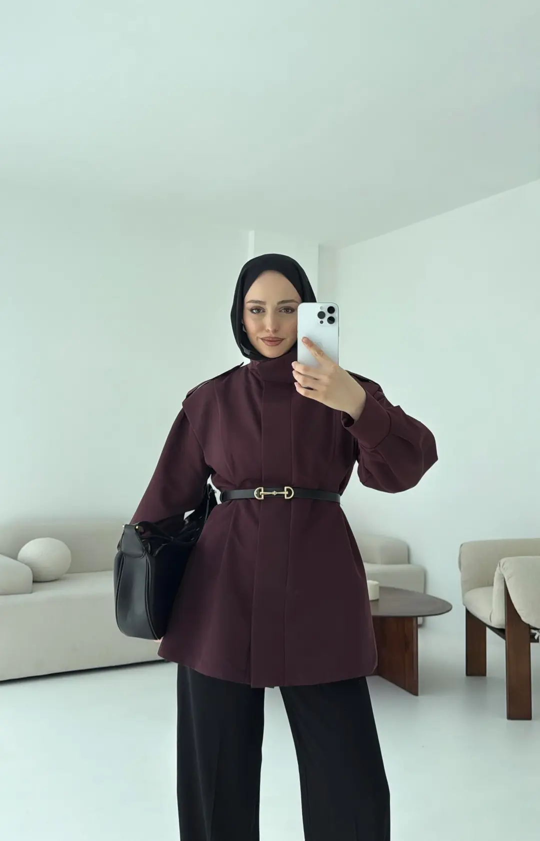 Kemerli Trençkot - Görsel 6