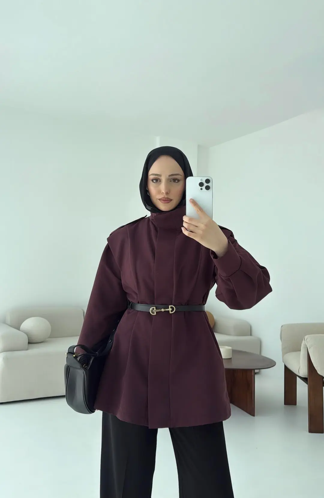 Kemerli Trençkot - Görsel 7