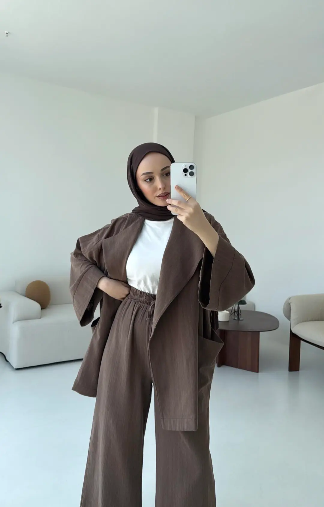 Keten Ceketli Takım - Görsel 3