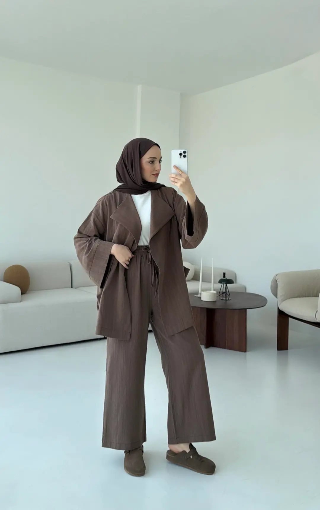 Keten Ceketli Takım - Görsel 7