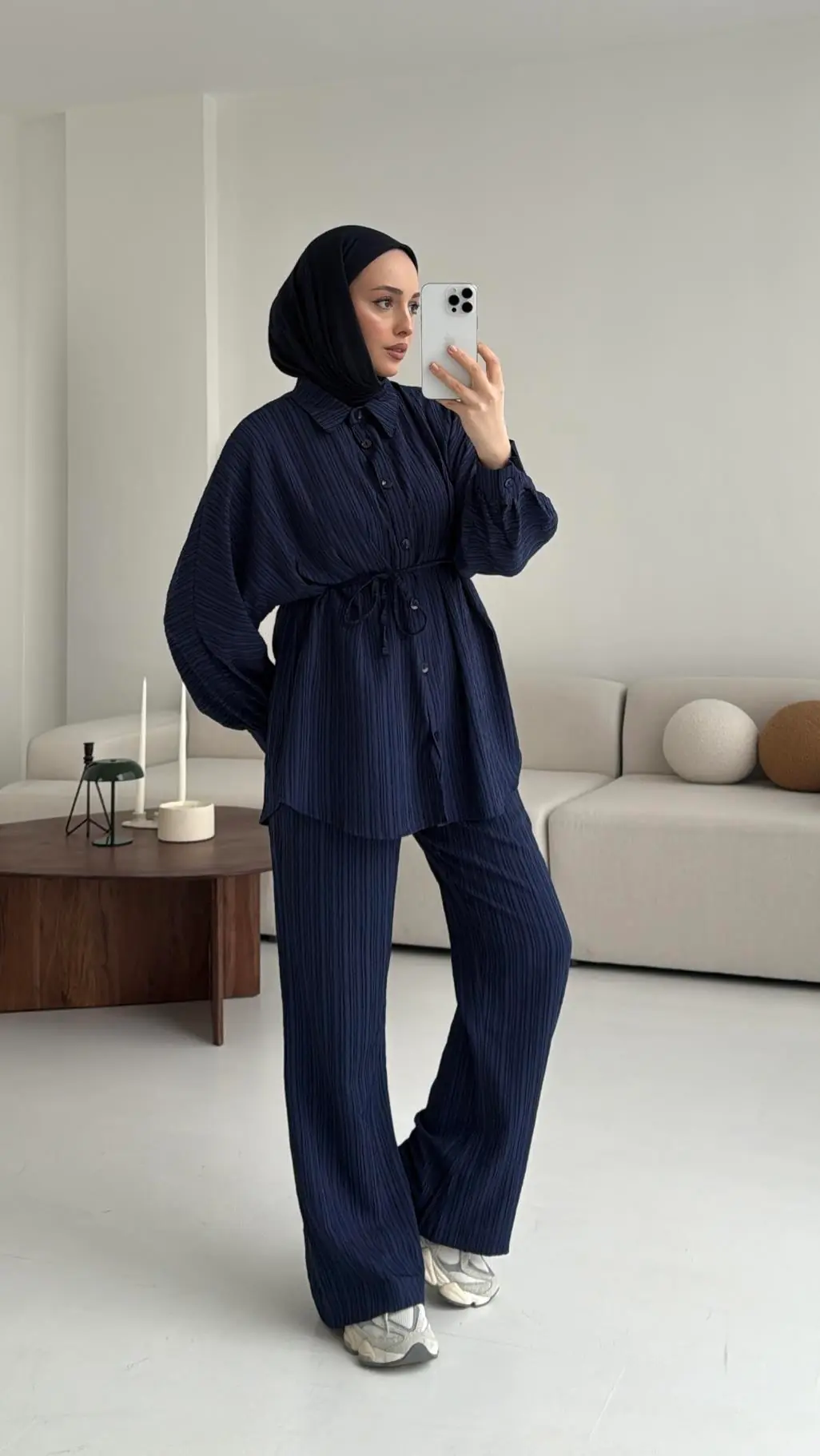 Kıraşlı Gömlekli Takım Lacivert