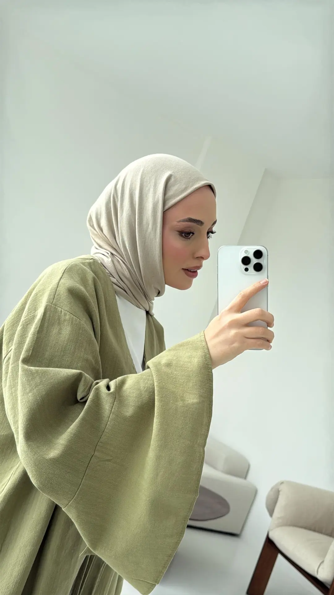 Kol Detay Kimono Çağla - Görsel 6