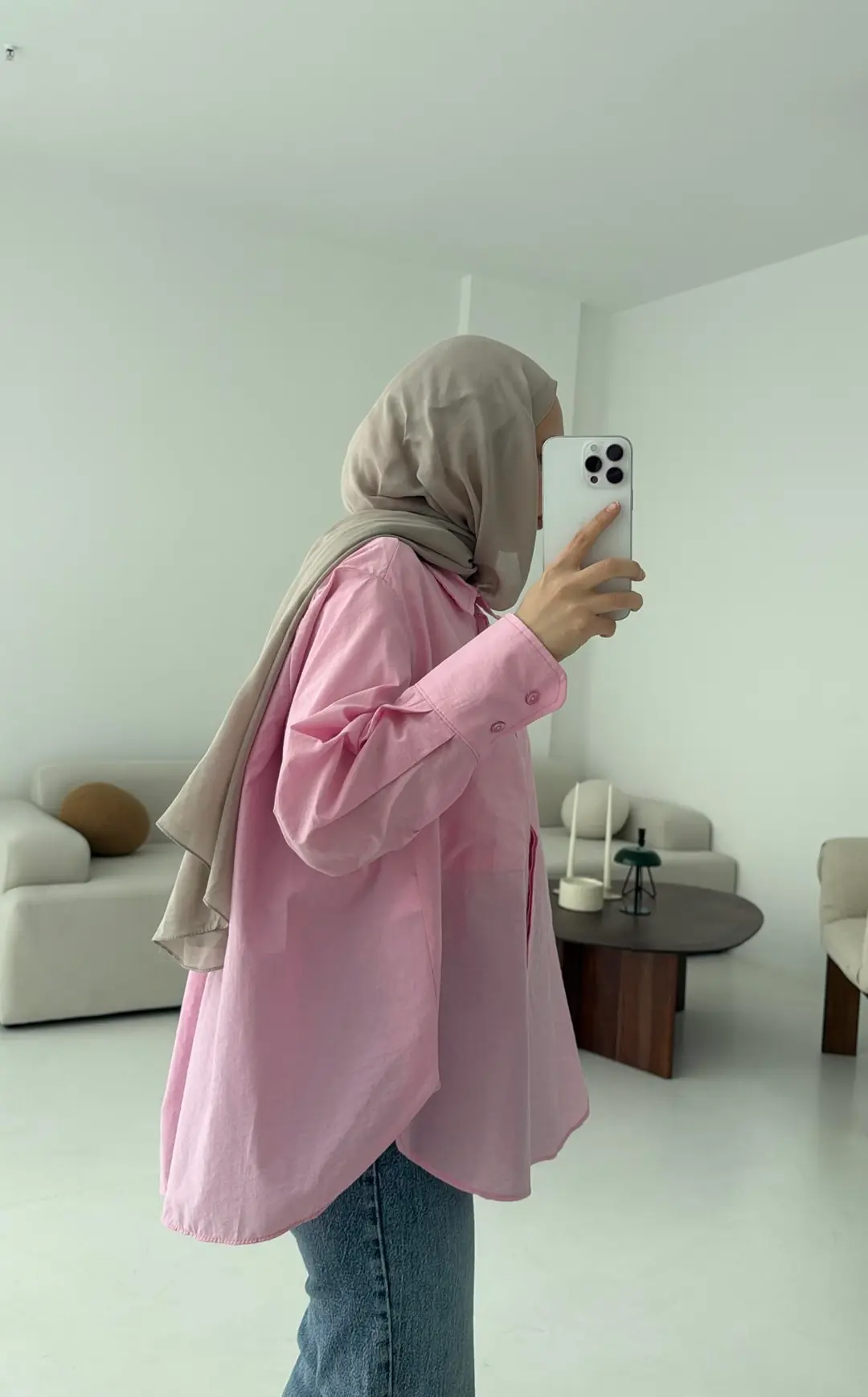 Koton Gömlek Pembe - Görsel 3