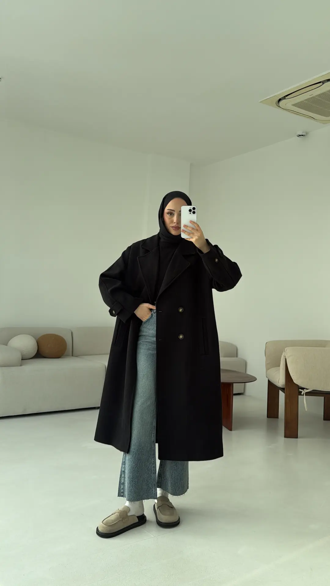 Kruvaze Kaban Siyah - Görsel 8