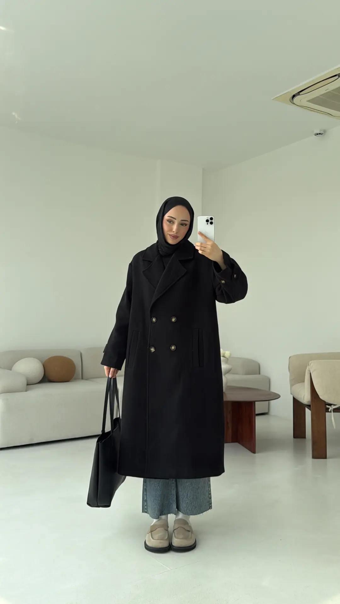 Kruvaze Kaban Siyah - Görsel 9